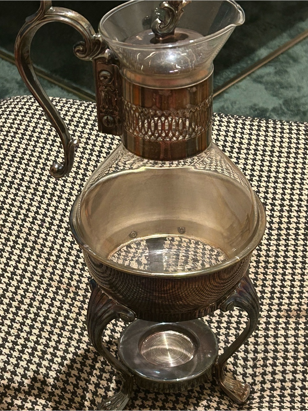 Vintage Silver Plated Coffee Carafe